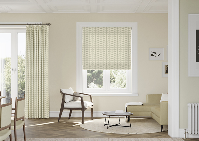 Orla Kiely Solid Stem, Pebble - Roman Blind - Image 3